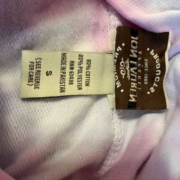 John Lauren Girls Tie Dye Hoodie in Pink/Multi Size Small - Picture 11 of 11